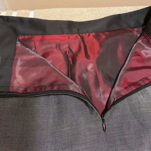 uropean design ombre grey and black pencil skirt size S - Picture 4 of 5